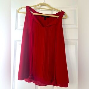 White House Black Market Red Top